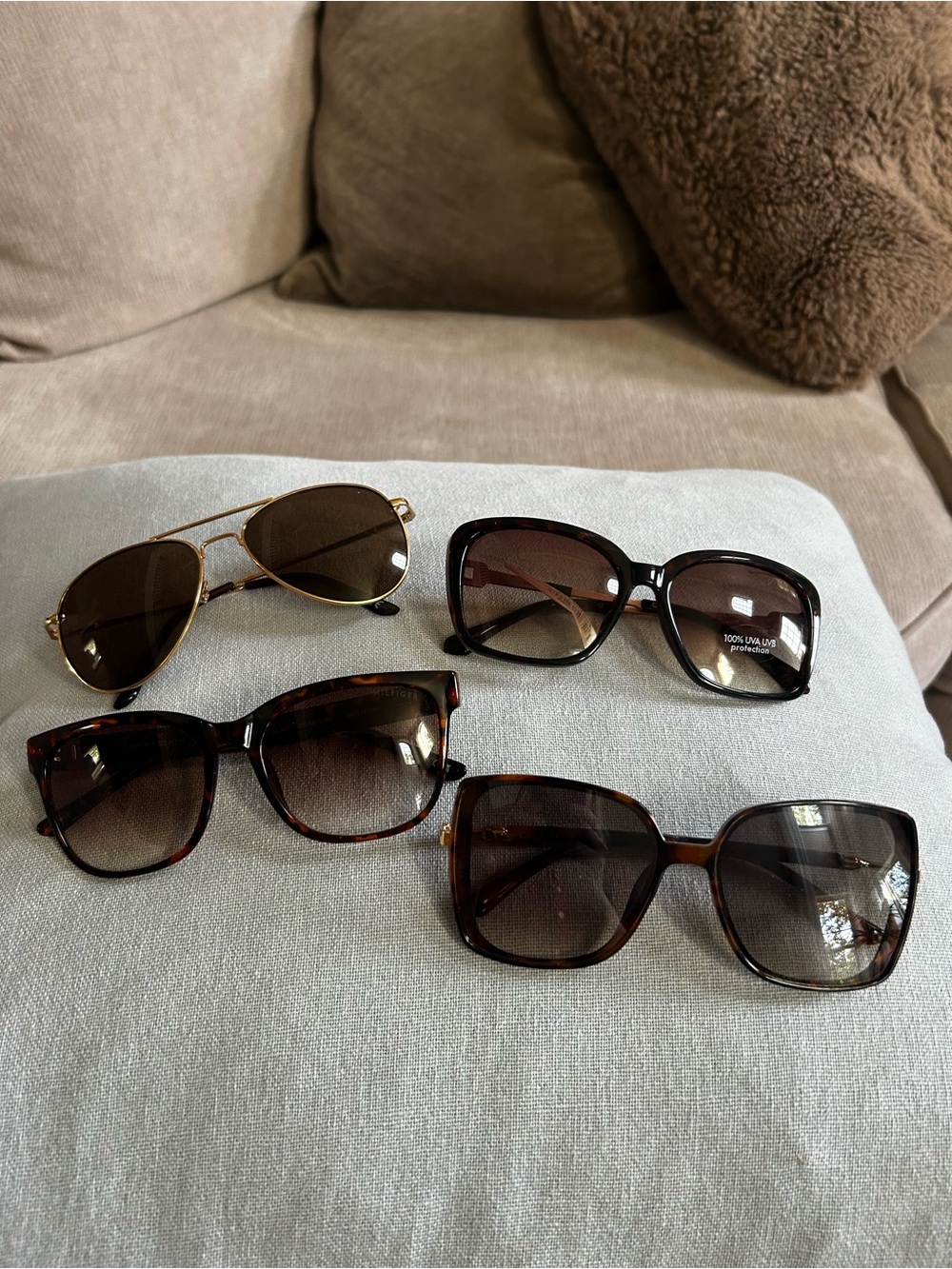 Women's Brown Tortoise Sunglasses Set - Assorted Fashion Frames - Picture 3 of 4